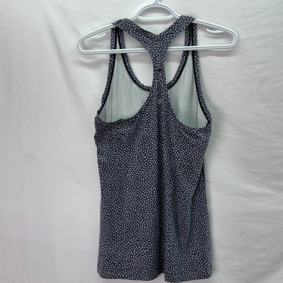Lululemon Cool Racer Women's Top Polka Dot Grey - Size S - Picture 2 of 4